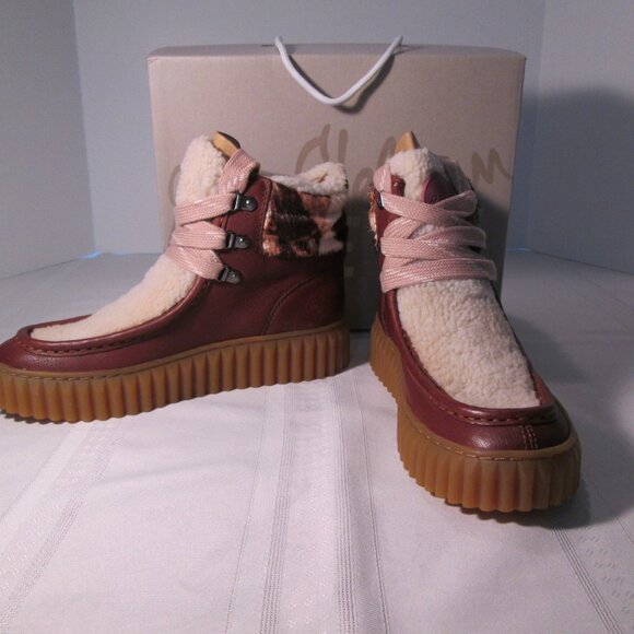 Sam Edelman Reve Fay Platform Boot Brown Patchwork 7.5M NIB - Picture 6 of 12